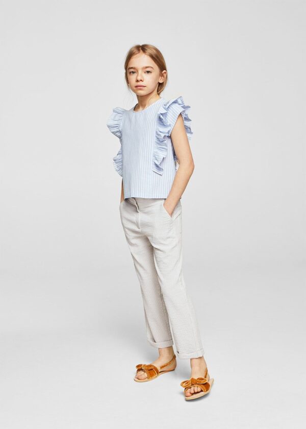 product-3-1 Ruffles stripe-patterned blouse